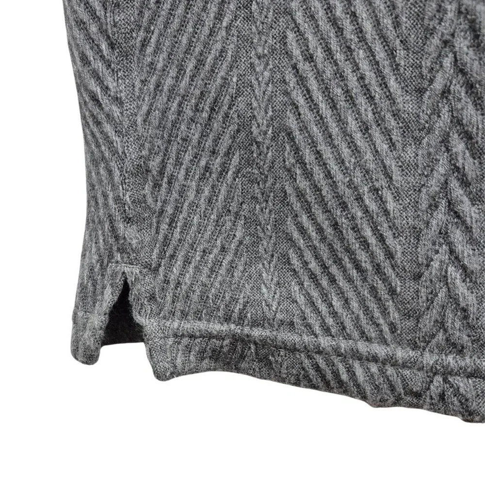 Arizona Jean Co Men’s Jacquard Casual Shirt Button-up Short Sleeve Size 2XL Gray - Picture 9 of 11